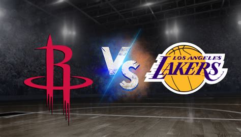 rockets vs lakers pronostico