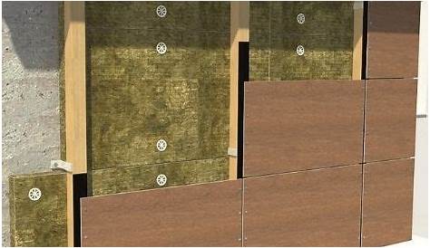 6 panneaux en laine de roche Rockfaçade ROCKWOOL 1.35x0.6m