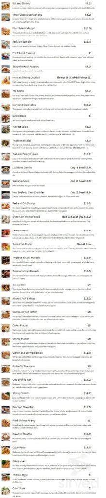 Rockfish Seafood Grill Menu Houston Dineries