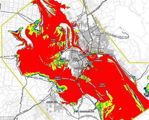 rockhampton flood zone map