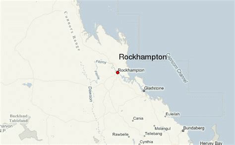 rockhampton on the map