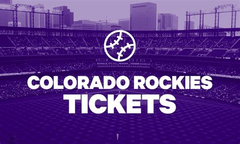 rockies opening day tickets