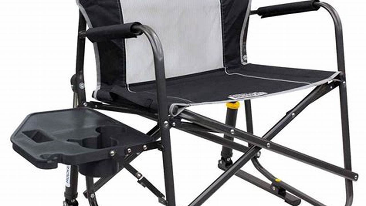 Rocking Camp Chair with Side Table: A Comfy and Convenient Outdoor Companion