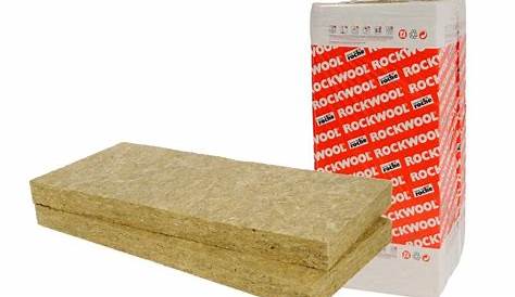 Rockmur Nu 60mm ROCKWOOL Panneau Isolant Non Revêtu En Laine De Roche