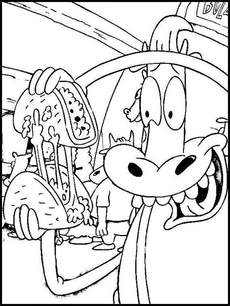 Rocko's Modern Life Coloring Pages: A Fun Way To Unwind
