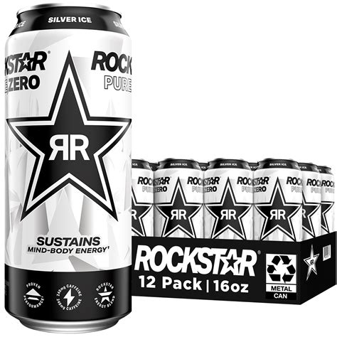 Rockstar Pure Zero Silver Ice