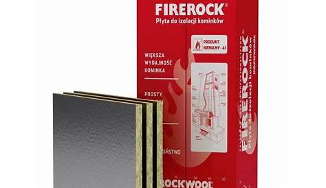Rockwool Firerock 30mm Panneau En Laine De Roche ROCKWOOL 1x0.60m, Ep