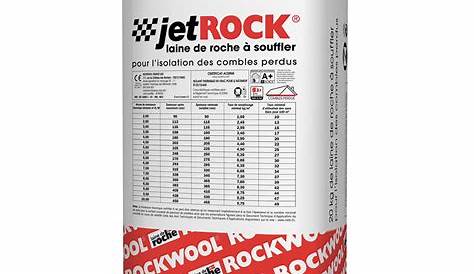 Rockwool Jetrock 005 Acermi ROCKWOOL Laine De Roche 2 Sac De 20kg R=0,44 M²
