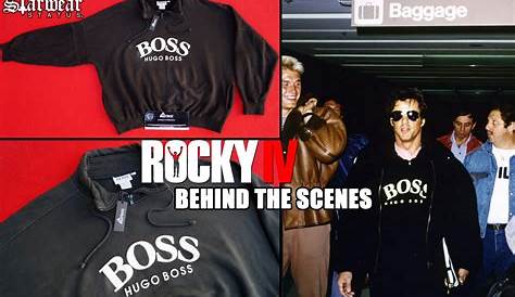 'ROCKY IV' (1985) SYLVESTER STALLONE SCREEN USED 'HUGO BOSS SPORTS