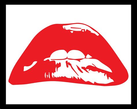 "Rocky Horror Lips" Stickers by firuty Redbubble