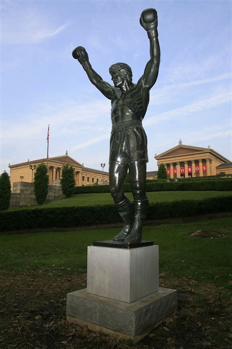 rocky in front of philadelphia art museum