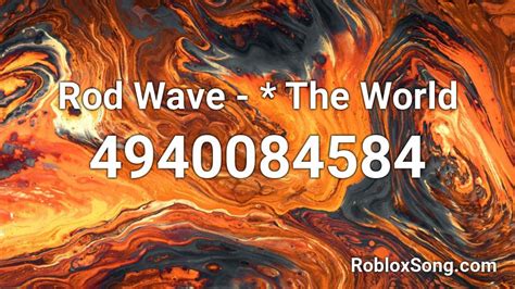 rod wave id roblox