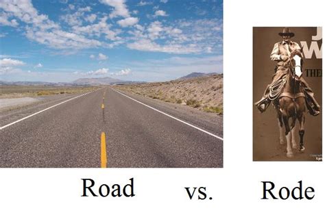 rode vs road
