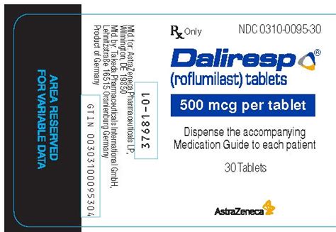 roflumilast daliresp 500 mcg tablet