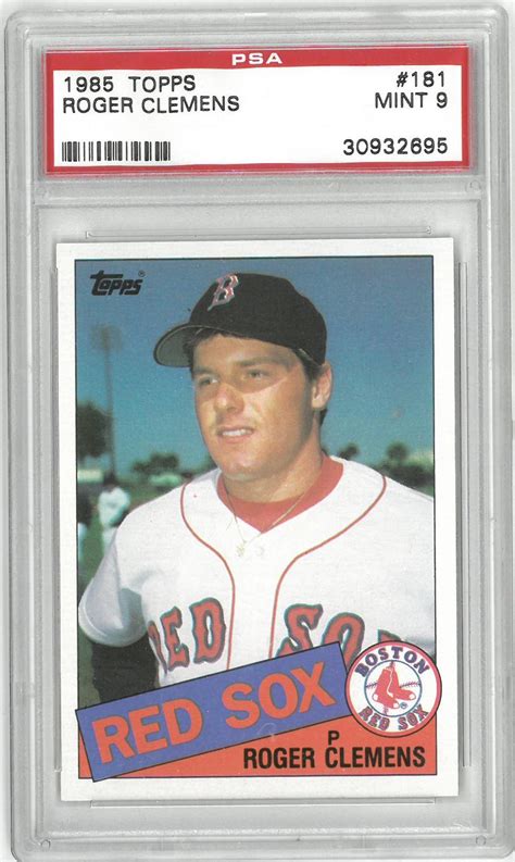 roger clemens topps rookie card