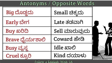 rogi opposite word in kannada and english