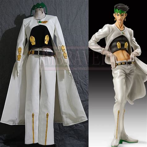 Anime JoJo's Bizarre Adventure Rohan Kishibe Cosplay Costume Custom