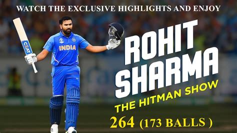 rohit sharma 264 highlights youtube