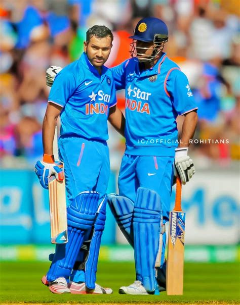 rohit sharma ms dhoni photo