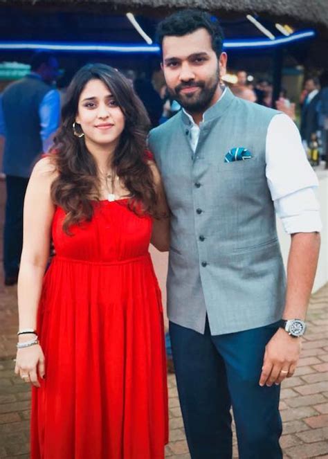 rohit sharma wife name and photo gallery