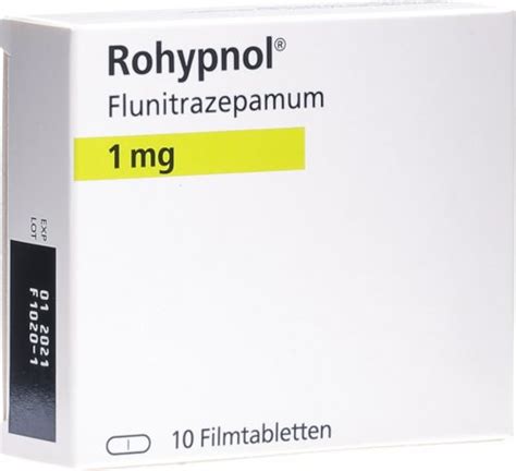 rohypnol 1 mg wirkstoff