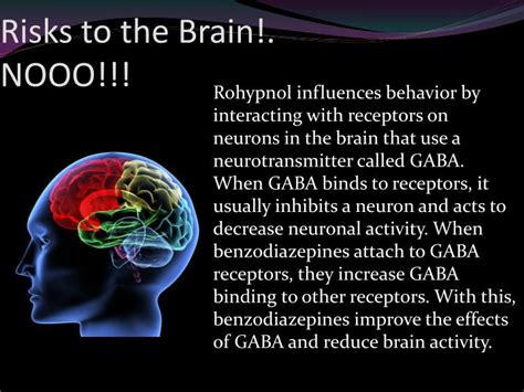rohypnol effects on the brain