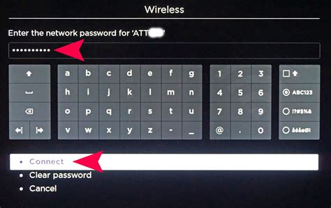 roku tv wifi password