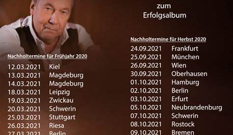 Roland Kaiser – „Alles oder Dich“ – Die Tournee 2020 – am 19. November