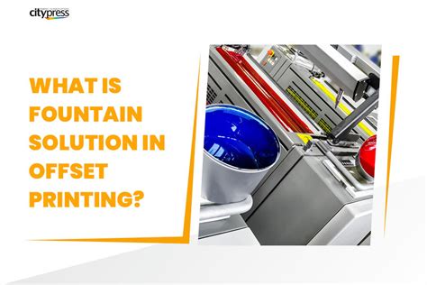 Role Of Fountain Solution In Offset Printing