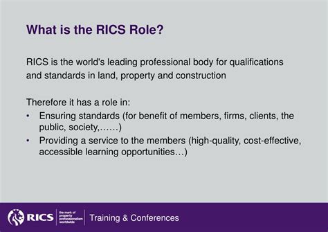 role of the rics