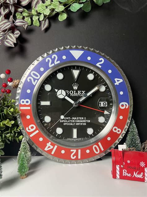 Rolex Ad Wall Clock