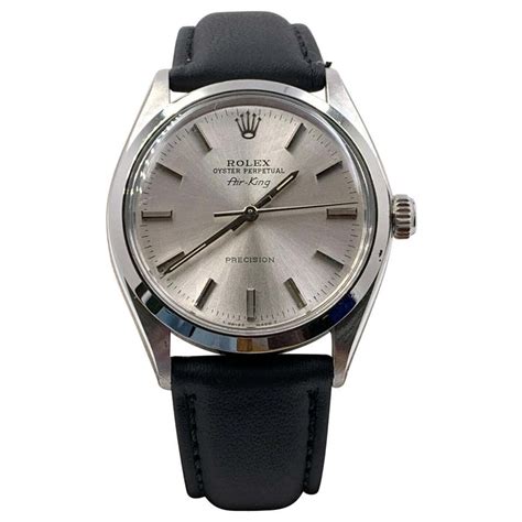 rolex air king leather strap