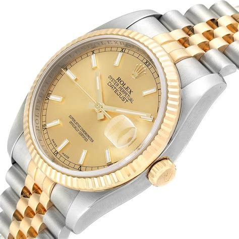 rolex datejust 36 gold