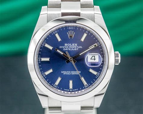 rolex datejust 41 blue oyster