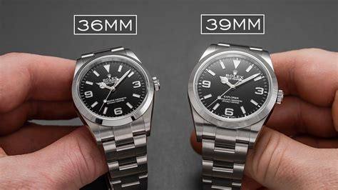 rolex explorer 36mm vs 40mm