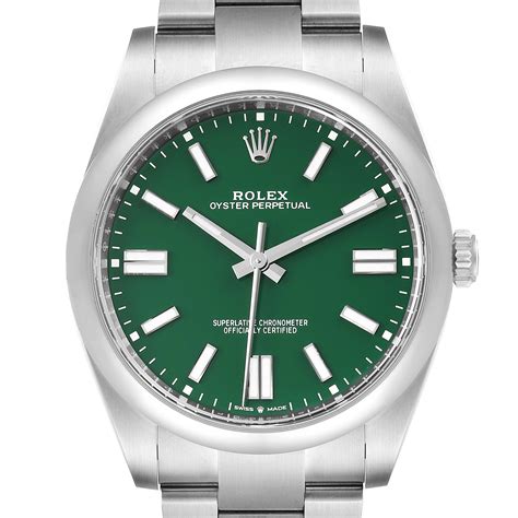 rolex green oyster perpetual