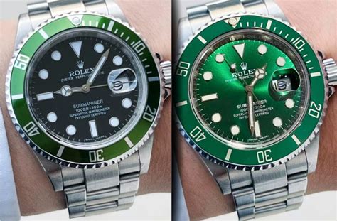 rolex hulk vs kermit