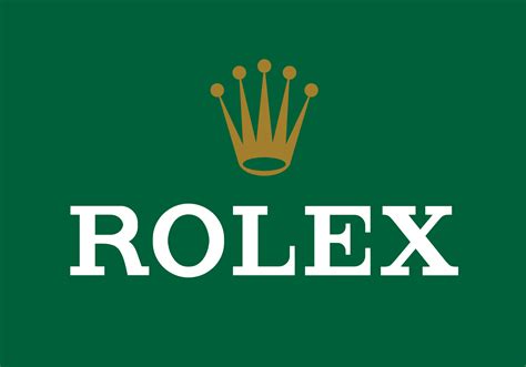 rolex logo green and gold