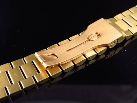 rolex men's 18k gold watch band for sale