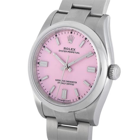 rolex oyster perpetual 36 candy pink