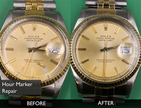 rolex service before and after