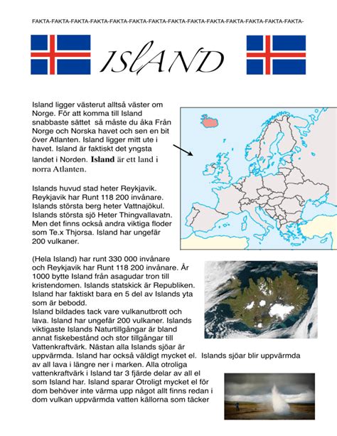 roliga fakta om island
