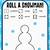 roll a snowman dice game free printable