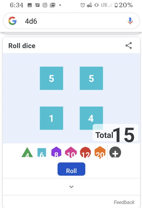 roll a dice google