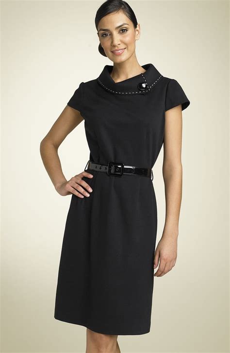 Cosy Cotton Roll Collar Dress Collar dress, Dresses, Rolled collar