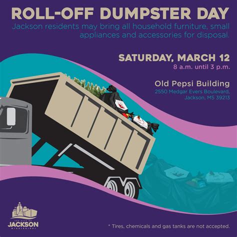 roll off dumpster day jackson ms