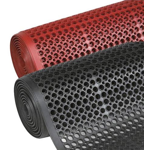 Wide Ribbed Rubber Matting Roll First Mats UK