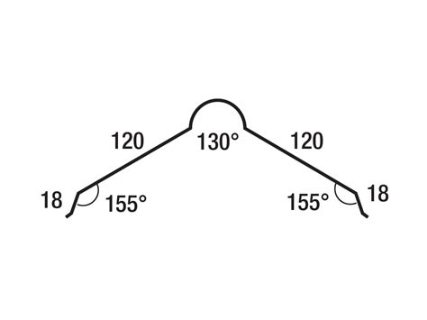 Roll Top Ridge Dimensions