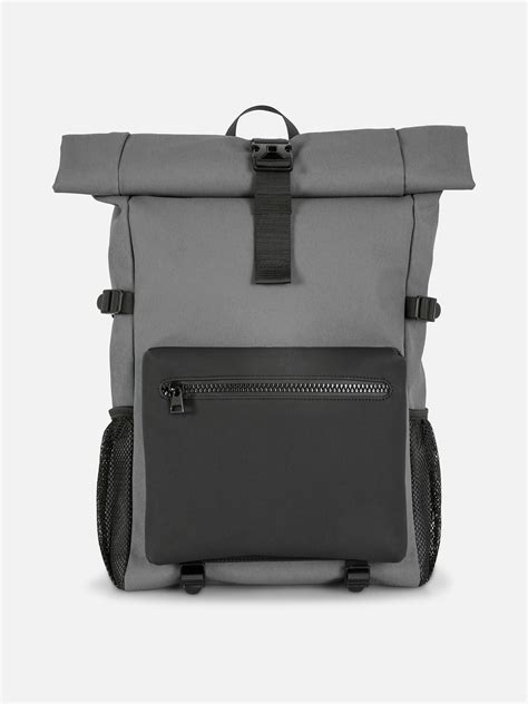 Roll Top Rubber Backpack