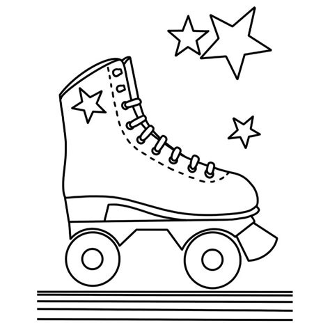 Roller Skating Coloring Pages: A Fun Way To Express Your Creativity